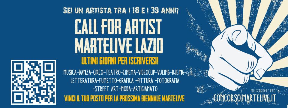 Logo of Open Call MArteLive Lazio