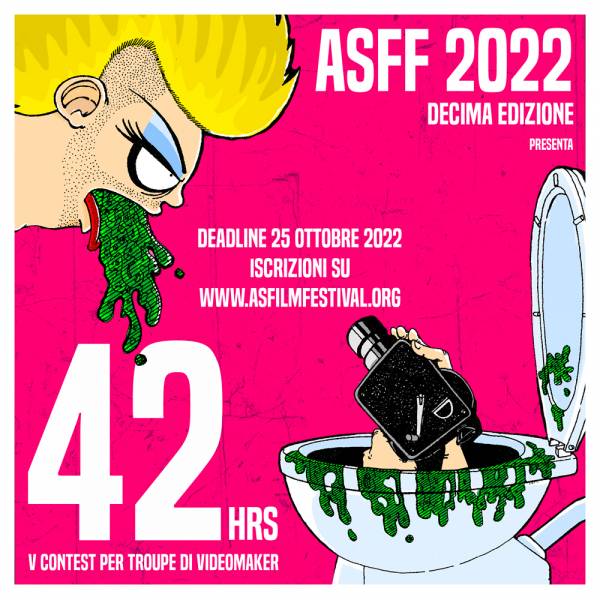 Logo of ASFF 42HRS 2022 - V edizione  - contest per troupe di videomaker